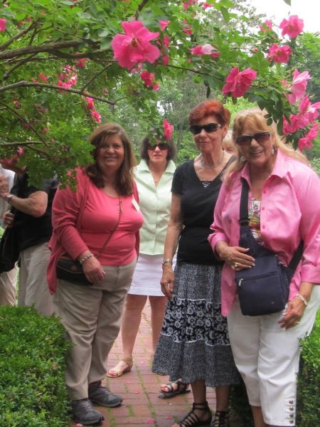 Chester Garden Club members on a botanical site tour