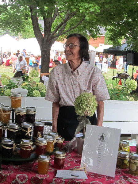 Chester Garden Club members at fundraising event